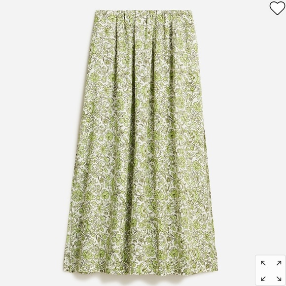 NWT J. Crew Long Sleeve Linen Cropped Top and Linen Skirt Set - Picture 3 of 8